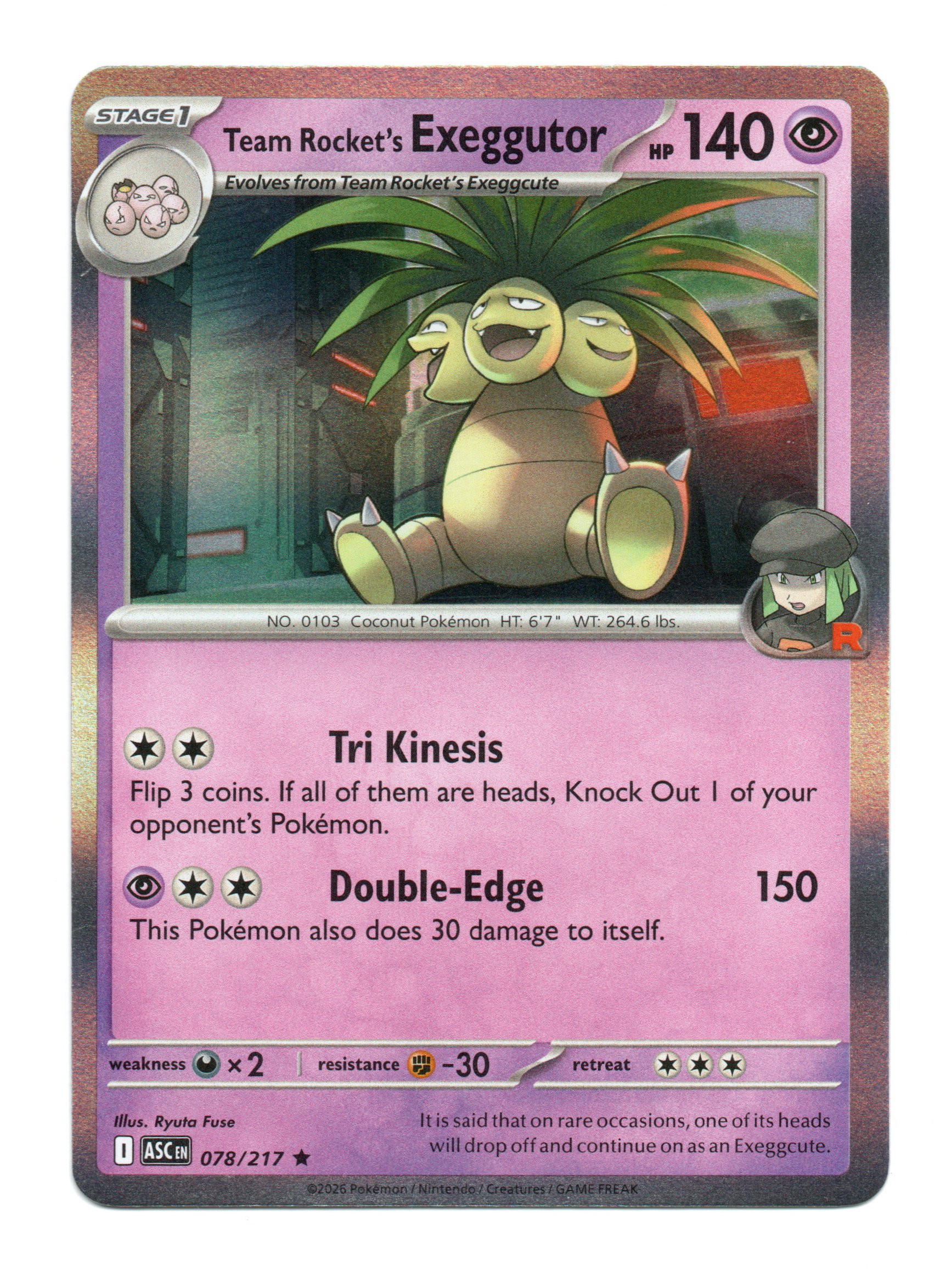 TEAM ROCKET´S EXEGGUTOR - 078/217 (HOLO)