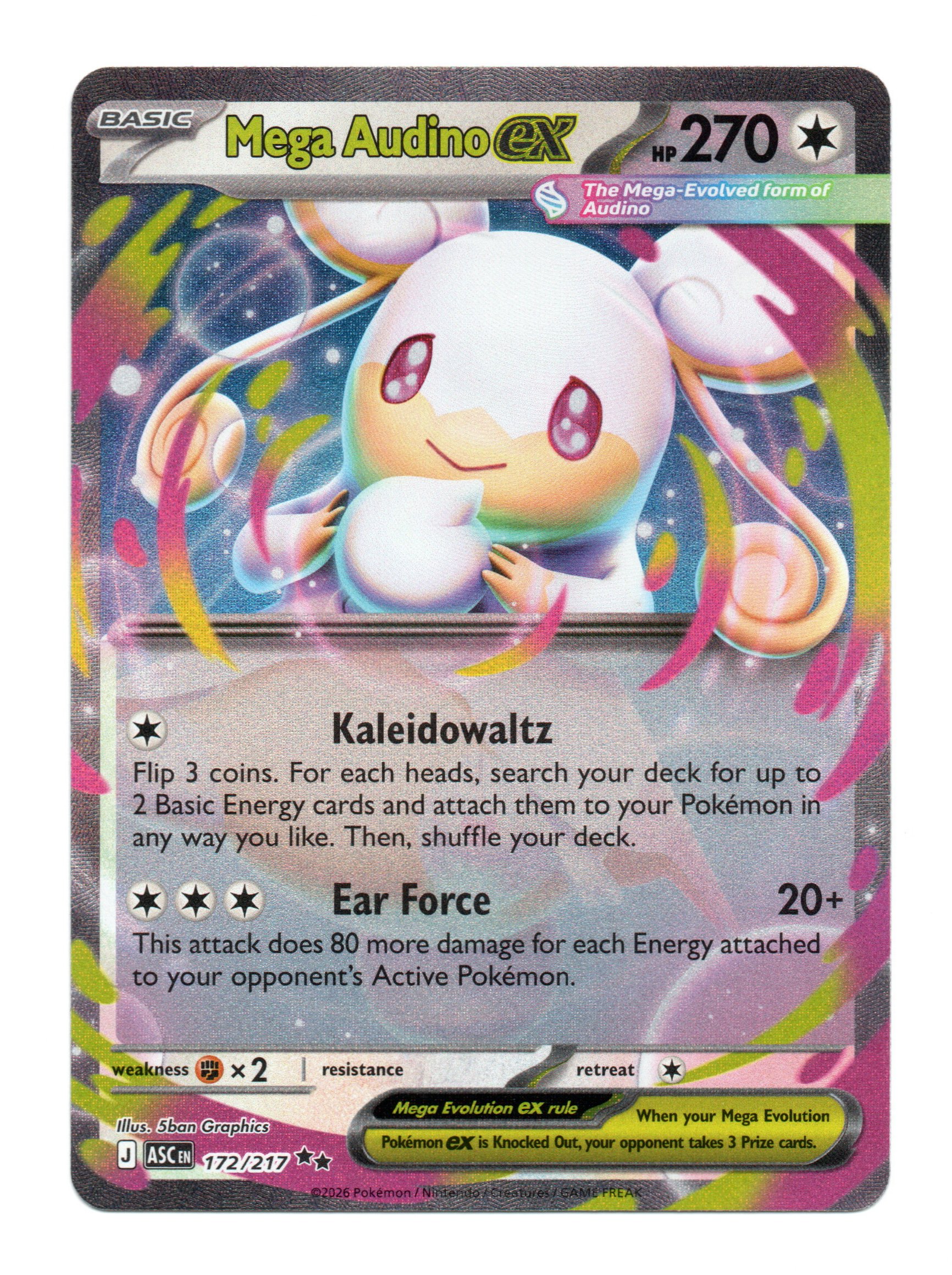 MEGA AUDINO EX - 172/217