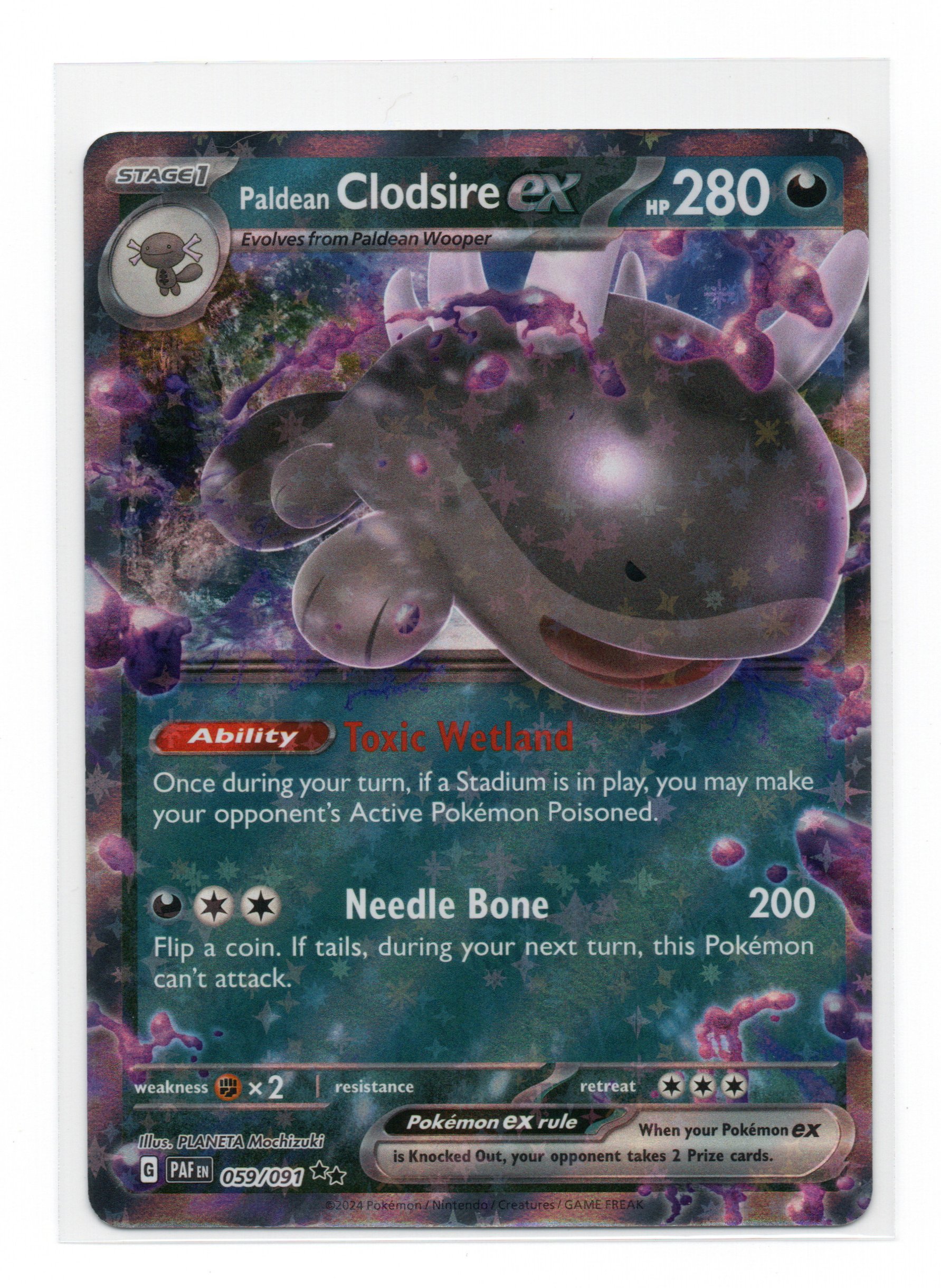 PALDEAN CLODSIRE EX - 059/091 NM