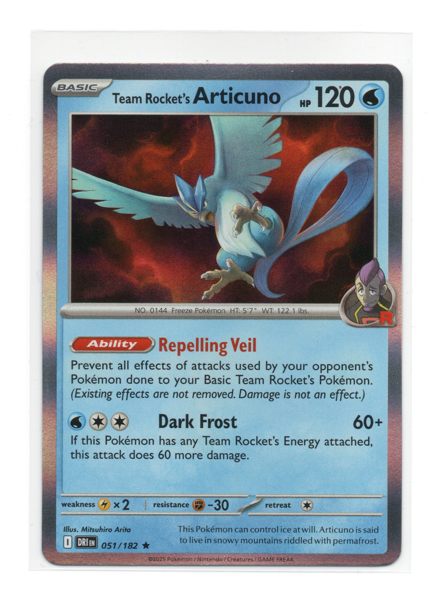TEAM ROCKET´S ARTICUNO - 051/182 (HOLO)