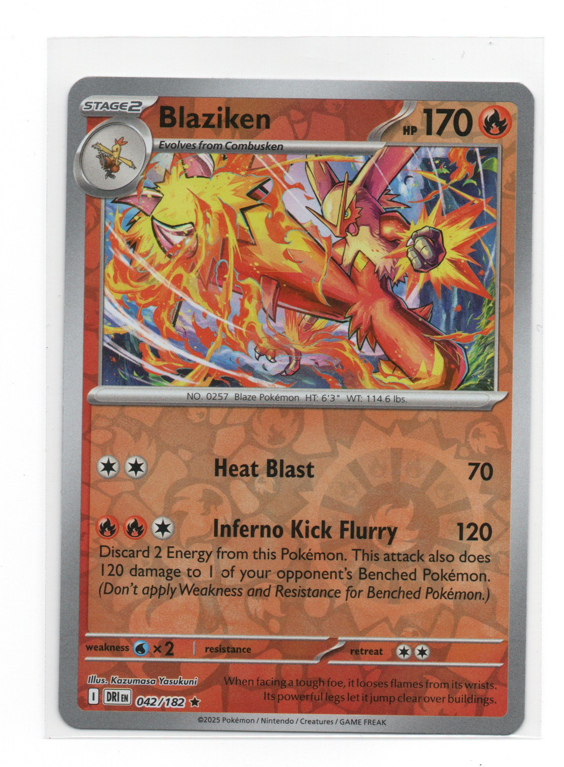 BLAZIKEN - 042/182 NM (REVERSE HOLO)