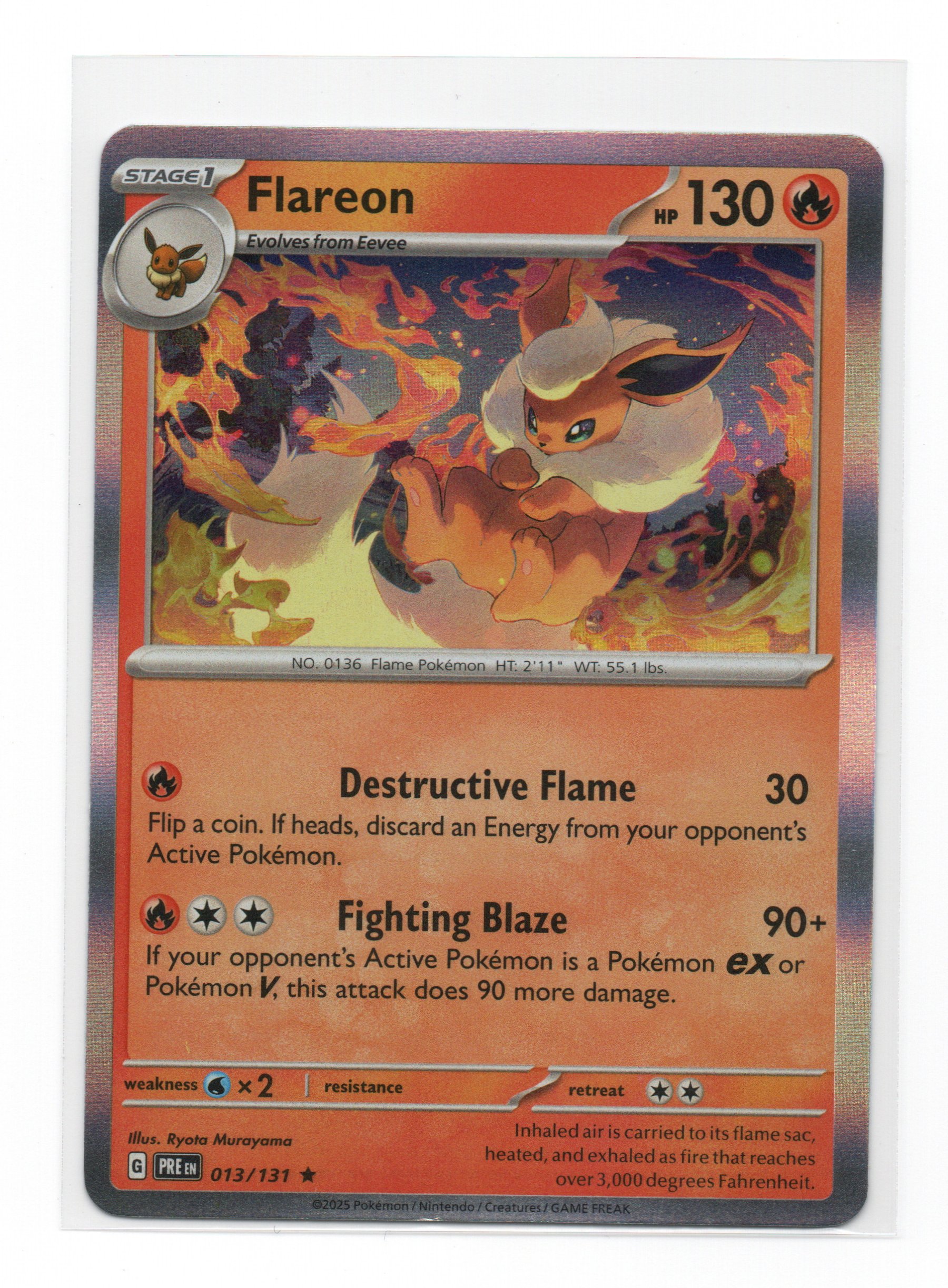 FLAREON - 013/131 NM (HOLO)