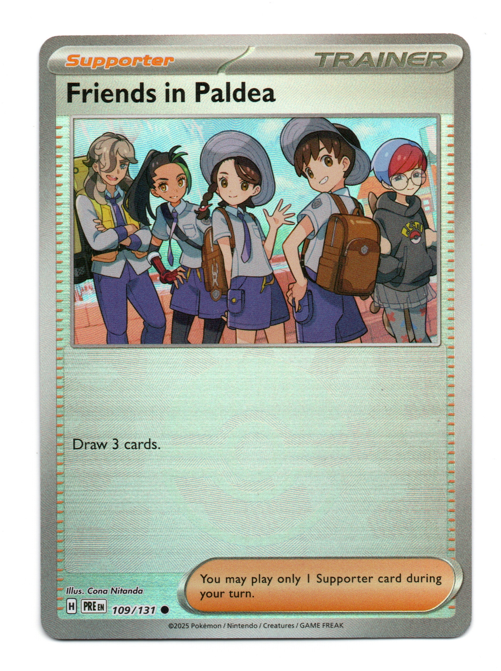 Friends in Paldea - 109/131 (HOLO POKEBALL PATTERN)