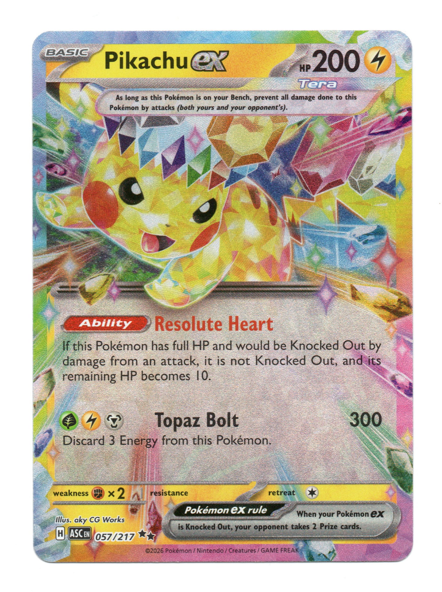 PIKACHU EX - 057/217